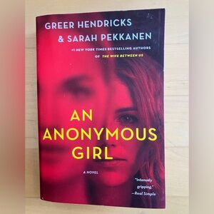 3/$20 An Anonymous Girl softcover book thriller mystery